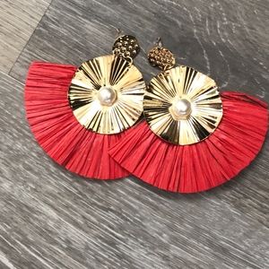 Cute Tassel Pearl Bohemian  Earring